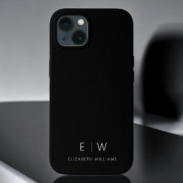 Klassisches Elegant Moderner Minimalistischer Mono Case-Mate iPhone Hülle