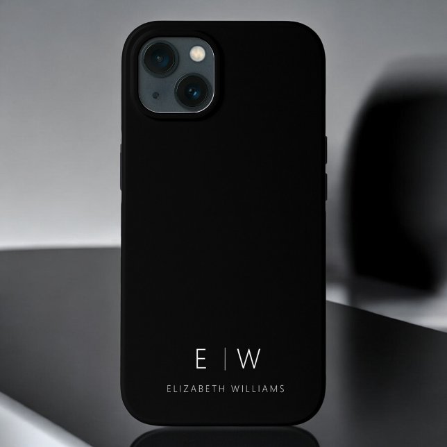 Klassisches Elegant Moderner Minimalistischer Mono Case-Mate iPhone Hülle (Von Creator hochgeladen)