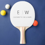 Klassisches Elegant Moderner Minimalistischer Mono Tischtennis Schläger<br><div class="desc">Erhöhen Sie Ihr Tischtennisspiel mit unserem Classic Elegant Modern Minimalistisch Monogram Ping Pong Paddle. Dieses sorgfältig gefertigte Paddel verbindet zeitlose Eleganz mit zeitgenössischem Minimalismus und fügt Ihren Spielen eine Touch Raffinesse hinzu. Dieses Paddel wurde mit Sorgfalt und Sorgfalt auf das Detail gestaltet und ist mehr als nur eine Sportausrüstung, sondern...</div>