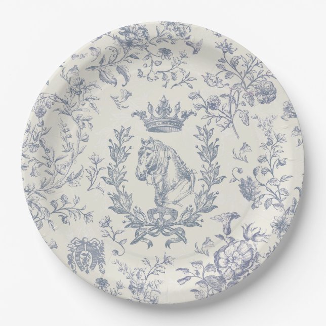 Klassisches Elegant Pappteller (Vorderseite)