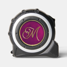 Klassisches Elegantes Rosa Gold Monogramm Vintage