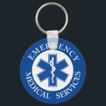 Klassisches EMT EMS Paramedic Symbol Schlüsselanhänger<br><div class="desc">Ein klassischer EMT/EMS paramedic Schlüsselanhänger.</div>