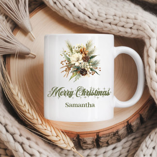 Klassisches erdige neutrales Design, benutzerdefin Kaffeetasse