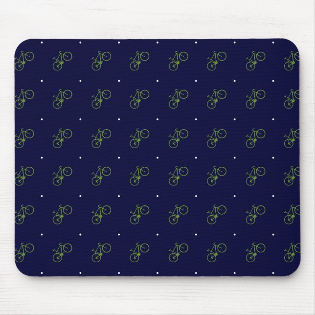 klassisches Fahrradmuster Mousepad (Vorne)