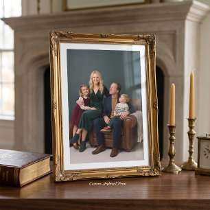 Klassisches Familienporträt als individuelles Foto
