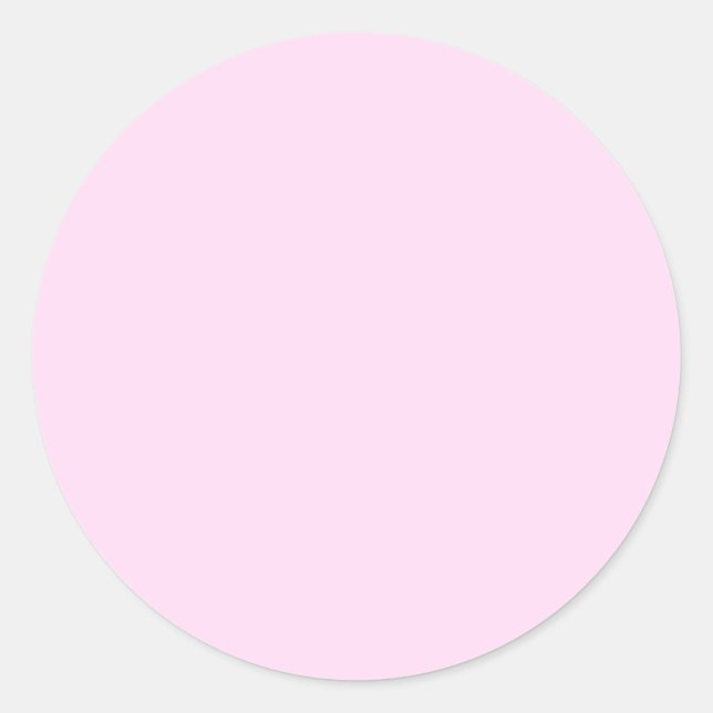Klassisches Farbdesign in rosa Spitzen Runder Aufkleber (Vorderseite)