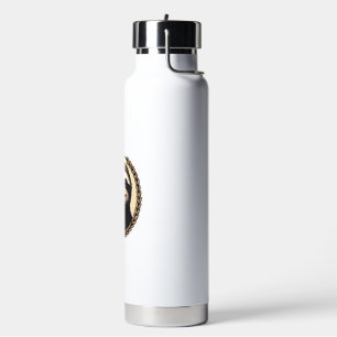 Klassisches Faultier Gravur Natur-Shirt (1) Trinkflasche