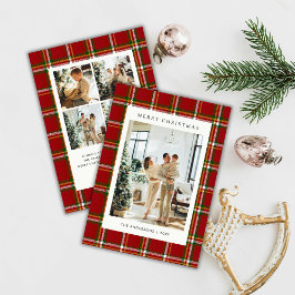 Klassisches Festtags-Rotkariert 5 Foto Weihnachten