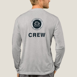 Klassisches Firmenlogo hinzufügen Tri-Blend Shirt