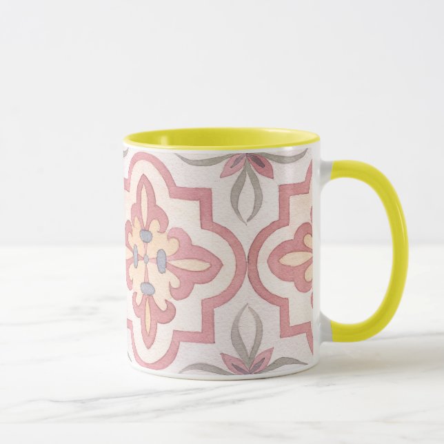 Klassisches Fliesengeschenk Set Mama Lieblingsmust Tasse (Rechts)