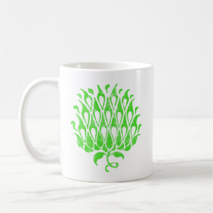 Klassisches florales Ornament Botanische Illustrat Kaffeetasse