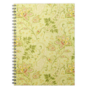 Klassisches florales Tapete: Alte Eleganz Notizblock