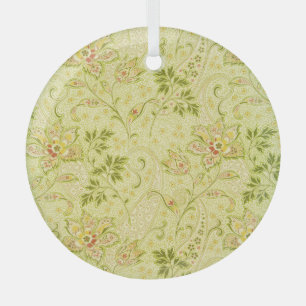 Klassisches florales Tapete: Alte Eleganz Ornament Aus Glas