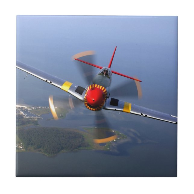 Klassisches Flugzeug Fliese (Vorderseite)