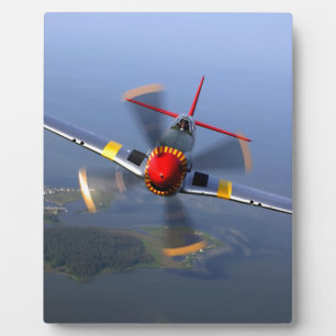 Klassisches Flugzeug Fotoplatte