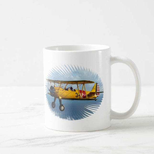 klassisches Flugzeug Kaffeetasse (Rechts)