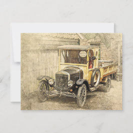 Klassisches Ford Postkarte