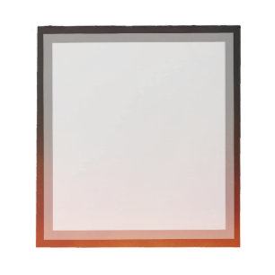 Klassisches Foto für Schlichte Orange-Sonnenunterg Notizblock