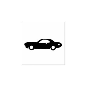 Klassisches Frisierte Auto Gummistempel
