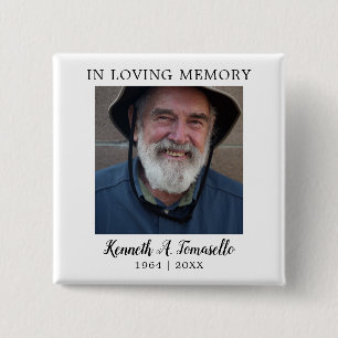 Klassisches Funeralien-Andenken Button