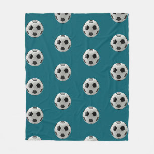 Klassisches Fußball-Ball-Muster Sportschuh Fleecedecke