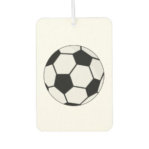 Klassisches Fußballgrafik Traditioneller Sportfan Autolufterfrischer