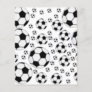 Klassisches Fußballgrafik Traditioneller Sportfan Flyer