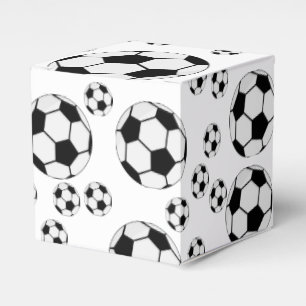 Klassisches Fußballgrafik Traditioneller Sportfan Geschenkschachtel
