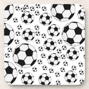 Klassisches Fußballgrafik Traditioneller Sportfan Getränkeuntersetzer