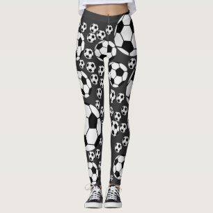 Klassisches Fußballgrafik Traditioneller Sportfan Leggings