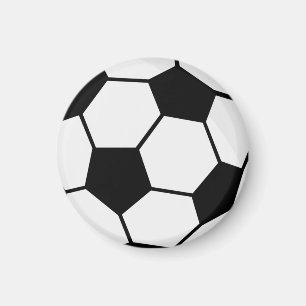 Klassisches Fußballgrafik Traditioneller Sportfan Magnet