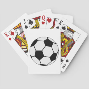 Klassisches Fußballgrafik Traditioneller Sportfan Spielkarten