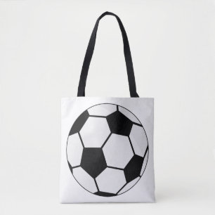 Klassisches Fußballgrafik Traditioneller Sportfan Tasche