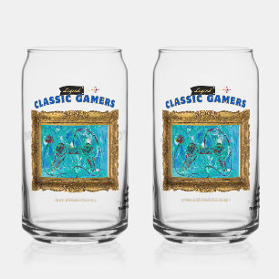 Klassisches Gamer-Kühlspiel-Paar-Set Dosenglas
