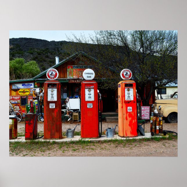 Klassisches Gasmuseum, New Mexico Poster (Vorne)