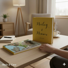 Klassisches Gästebuch mit benutzerdefiniertem Text