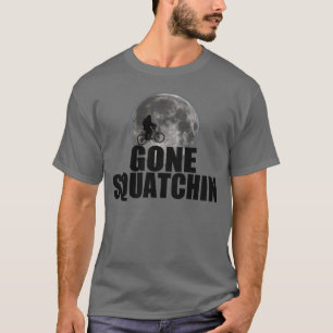 Klassisches gegangenes Squatchin Sasquatch auf T-Shirt