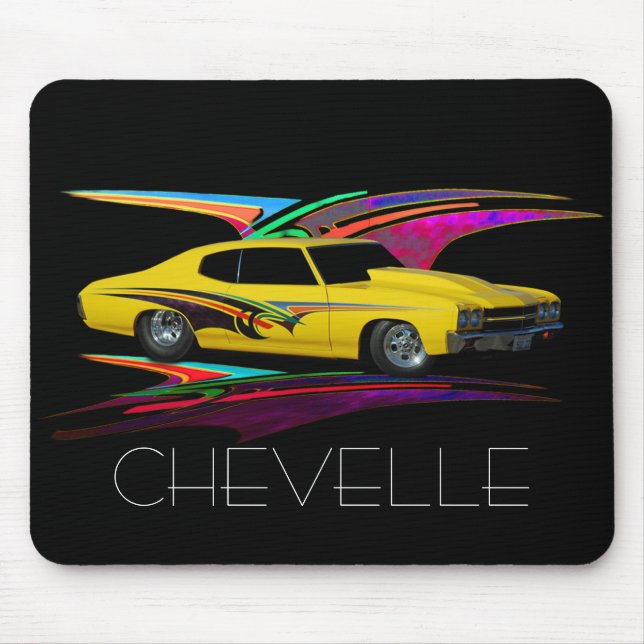 Klassisches Gelb Mousepad (Vorne)