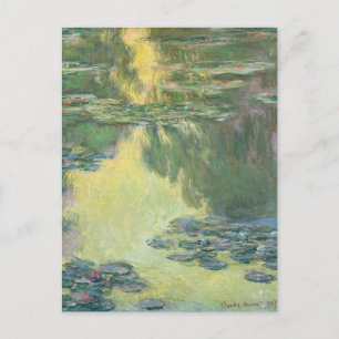 Klassisches Gemälde von Claude Monet, Seerosen (19 Postkarte