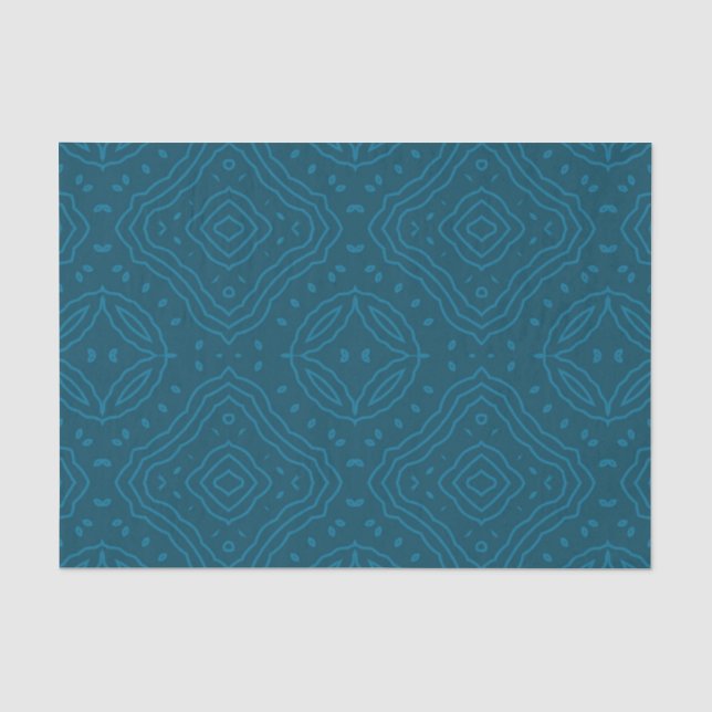 Klassisches geometrisches Mosaikmuster Seidenpapier (Vorderseite)