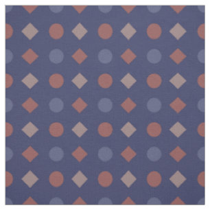 Klassisches geometrisches Muster für Diamantpunkte Stoff