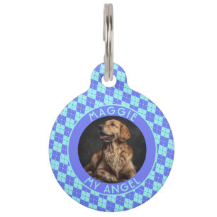 Klassisches Geschenk für Hundeeltern mit Karomuste Haustiermarke