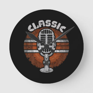 Klassisches Gestein Runde Wanduhr