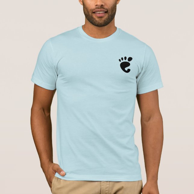 Klassisches GNOME Abdruck-Logo-Shirt T-Shirt (Vorderseite)