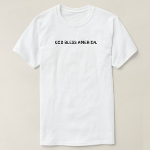 Klassisches God Bless America T-Shirt
