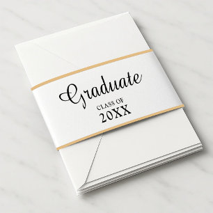 Klassisches Gold-Border-Script-Calligaphy-Gesetz G Einladungsbanderole