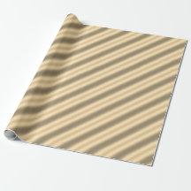 Klassisches Gold Diagonal Stripe Wrapping Paper