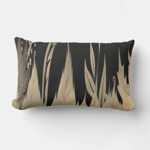Klassisches Gold Leaf Design Kissen Für Draußen
