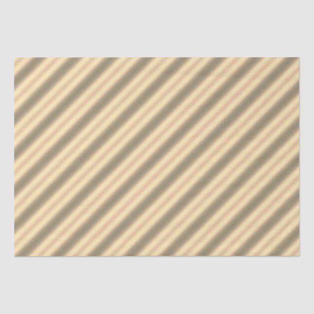 Klassisches goldfarbenes Papiertaschentuch Seidenpapier (Vorderseite)