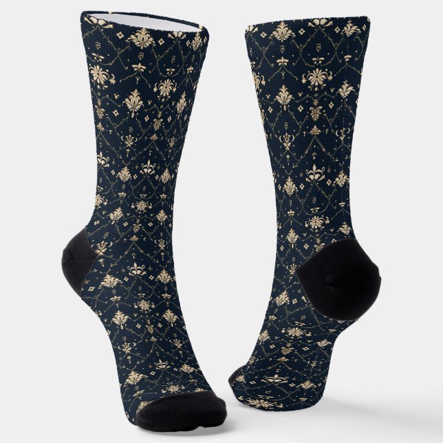 Klassisches Goldmuster Socken (Gewinkelt)